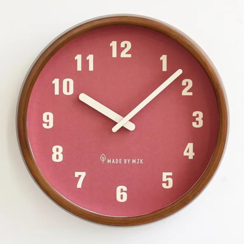 ArborFrame Solid Wood Silent Wall Clock - Tegulane Global