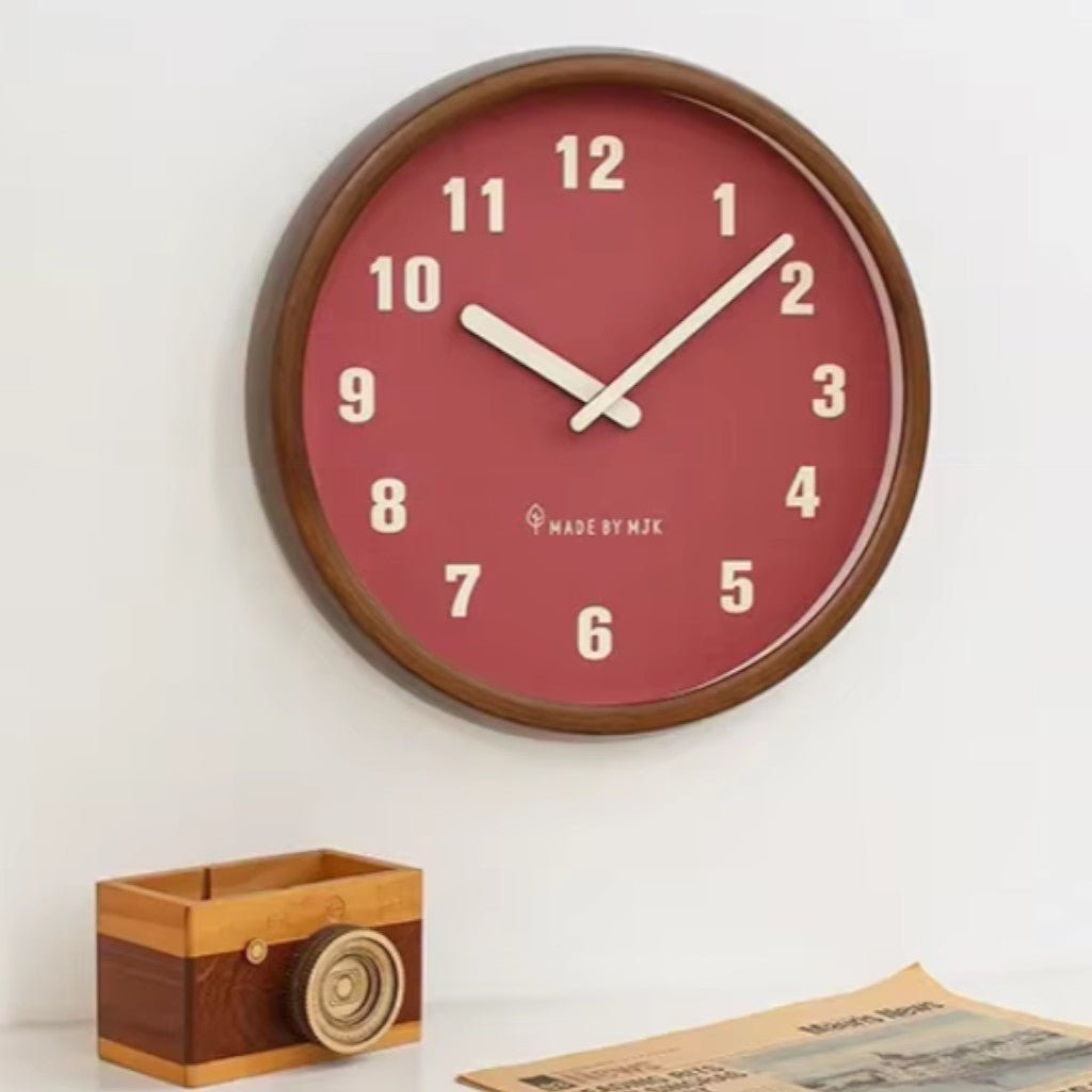 ArborFrame Solid Wood Silent Wall Clock - Tegulane Global