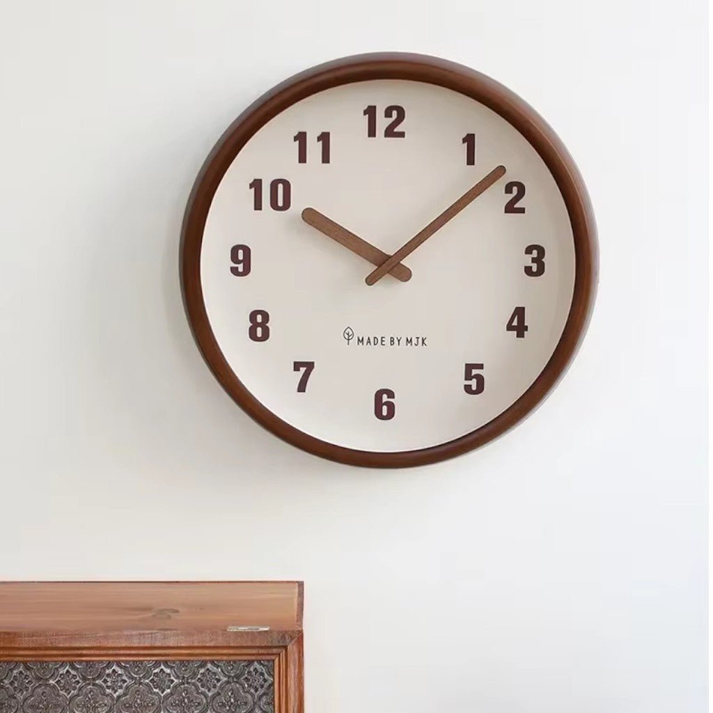 ArborFrame Solid Wood Silent Wall Clock - Tegulane Global