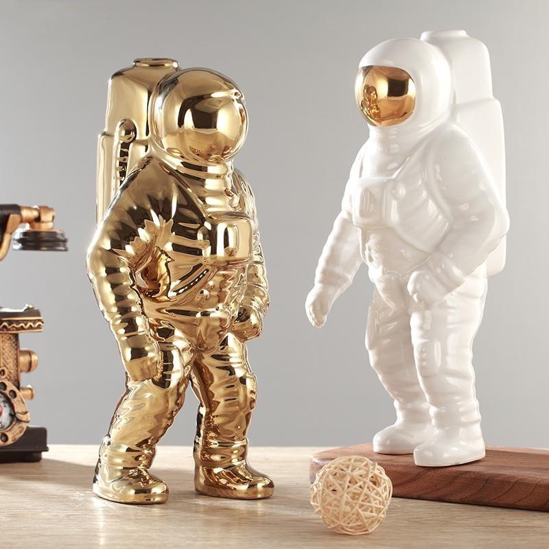 Astronaut Flower Vase | Space-Themed Ceramic Decor - Tegulane Global