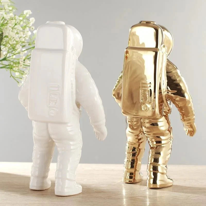 Astronaut Flower Vase | Space-Themed Ceramic Decor - Tegulane Global