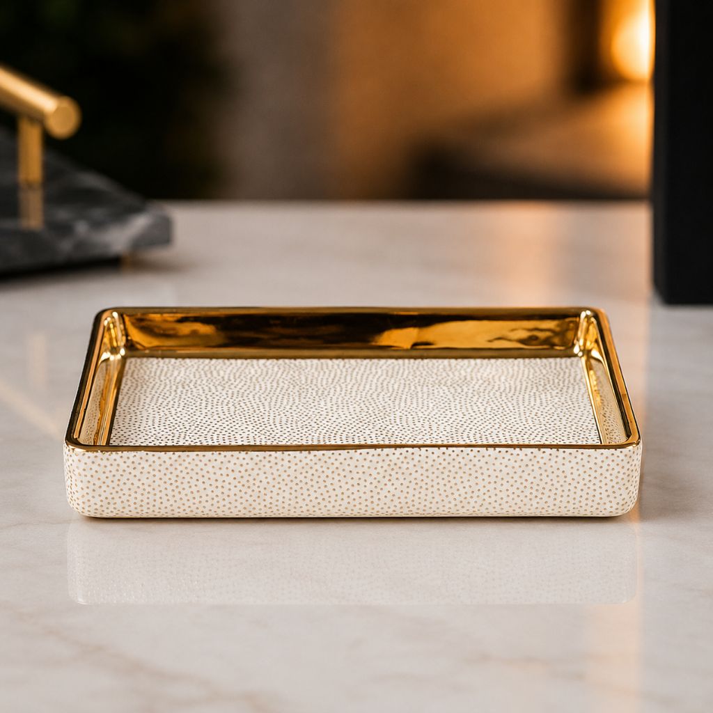 Bathroom Accessories Set – Luxurious Ceramic for Elegant Organisation - Tegulane Global