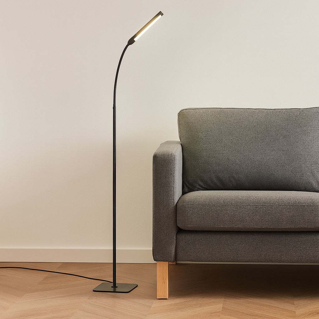 Black Standing Light - Nordic LED Floor Lamp - Tegulane Global