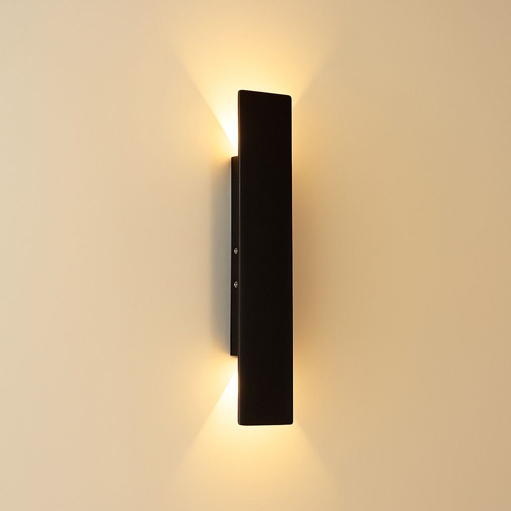 Black Weatherproof LED Wall Lights - Outdoor Style and Durability - Tegulane Global