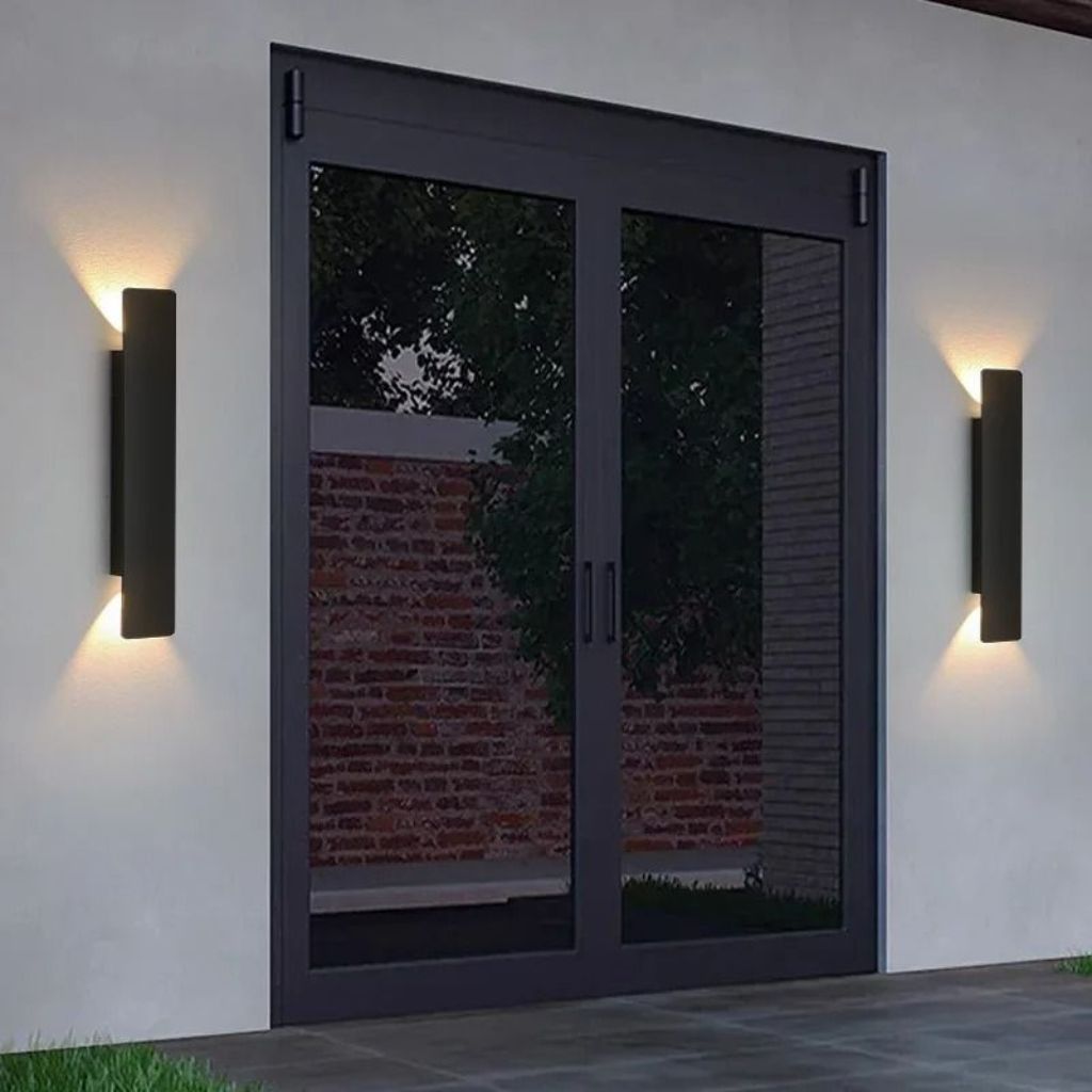 Black Weatherproof LED Wall Lights - Outdoor Style and Durability - Tegulane Global