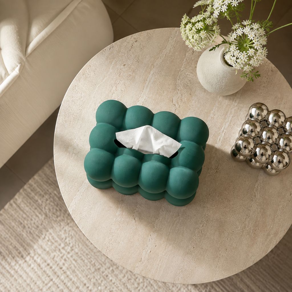 Bubble Ceramic Tissue Box - Tegulane Global