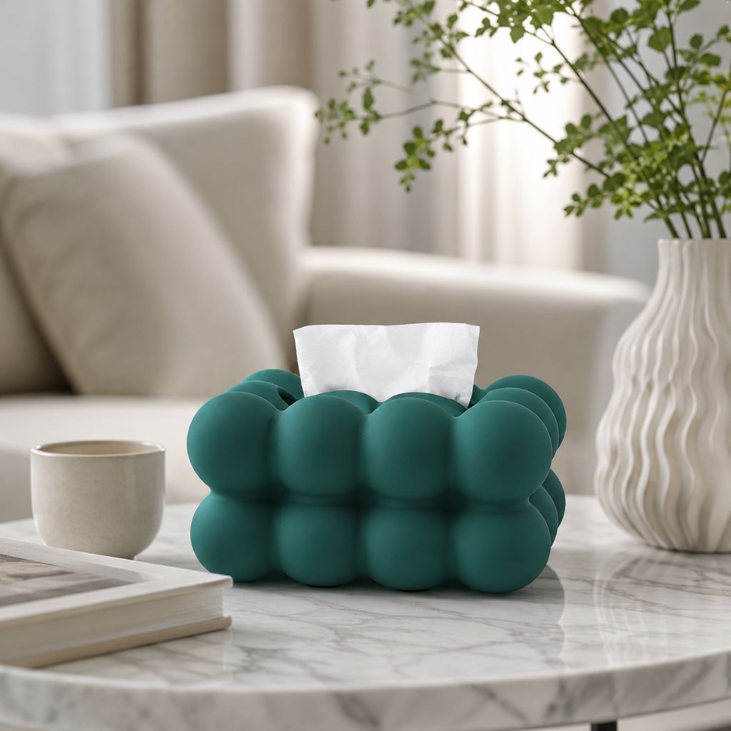 Bubble Ceramic Tissue Box - Tegulane Global