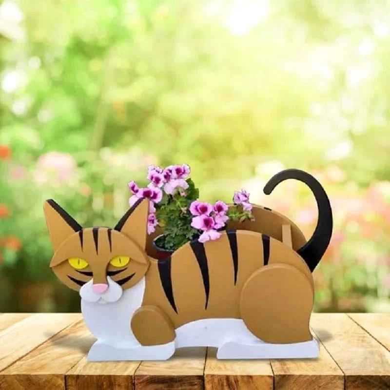 Cat-Shaped PVC Planter - Tegulane Global
