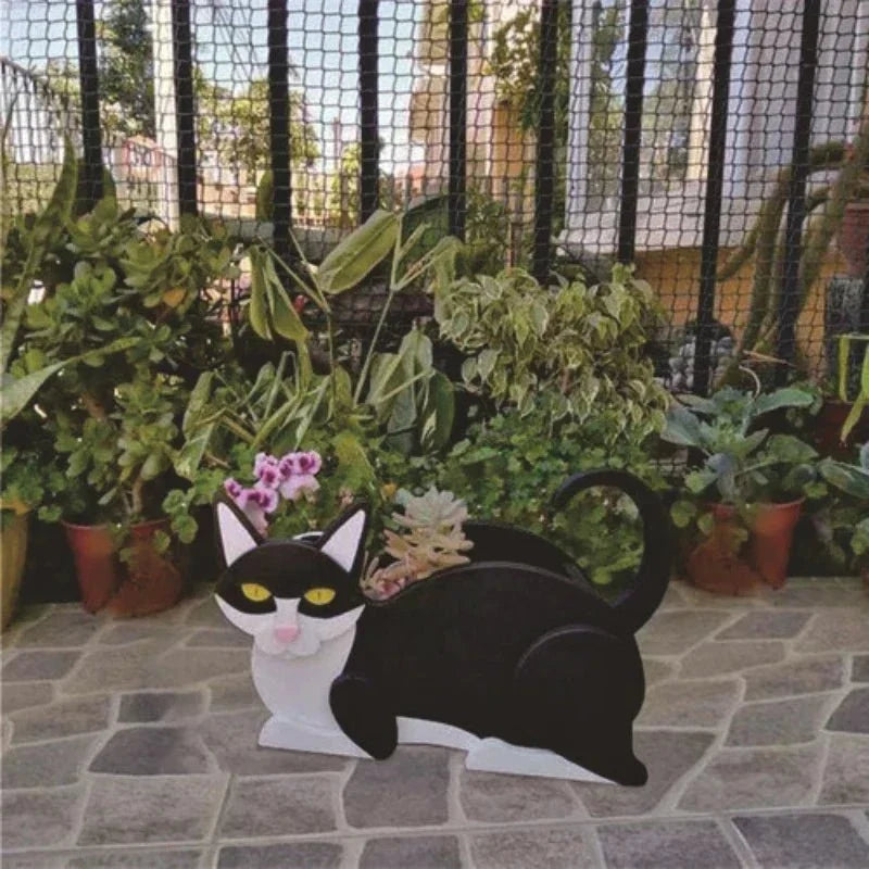 Cat-Shaped PVC Planter - Tegulane Global