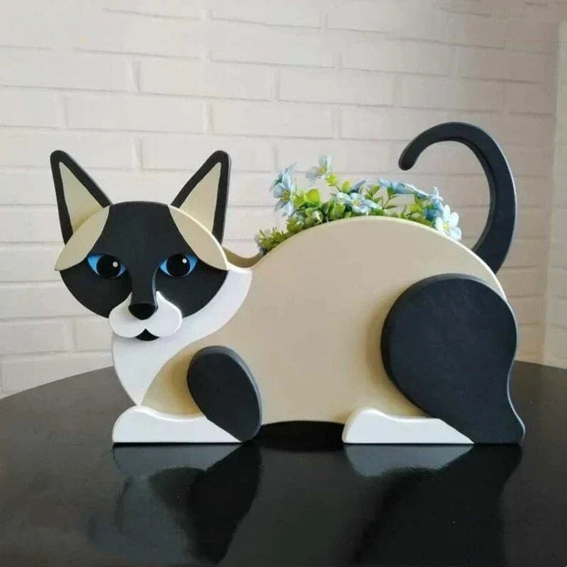 Cat-Shaped PVC Planter - Tegulane Global