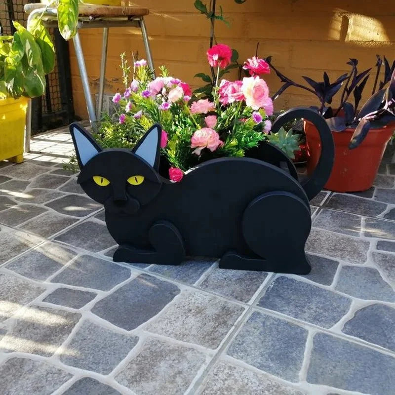 Cat-Shaped PVC Planter - Tegulane Global
