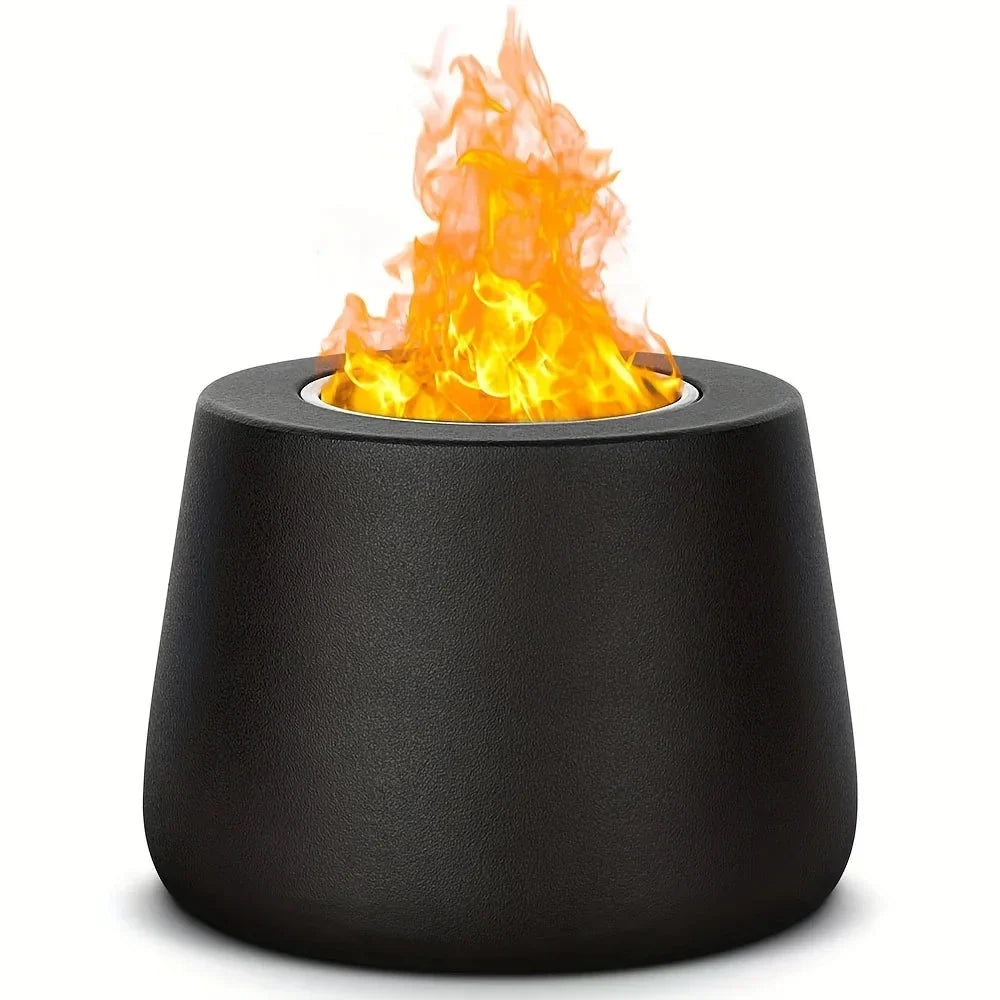 Fire Pit Tabletop Smokeless Cylinder Flame - Tegulane Global