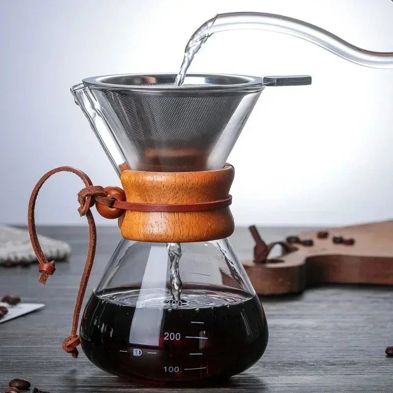 Chemex Coffee Pot with Hario V60 Dripper Set - Tegulane Global