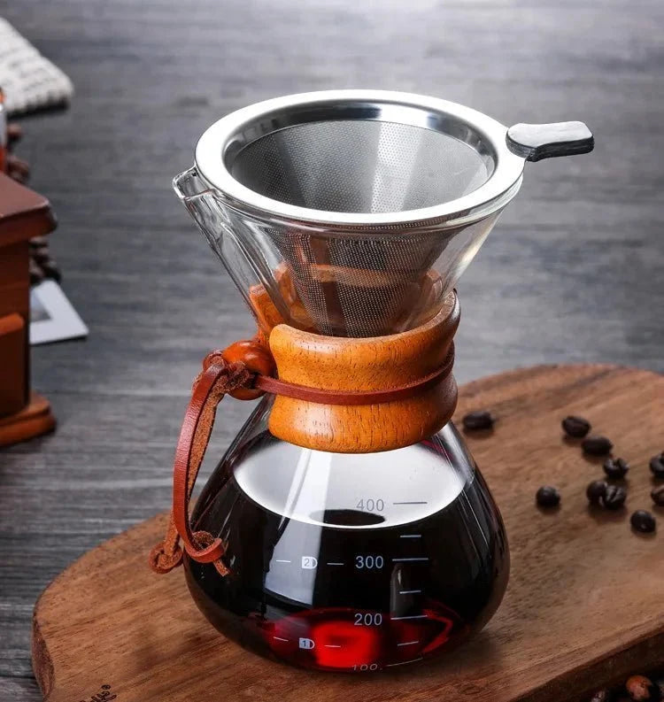 Chemex Coffee Pot with Hario V60 Dripper Set - Tegulane Global
