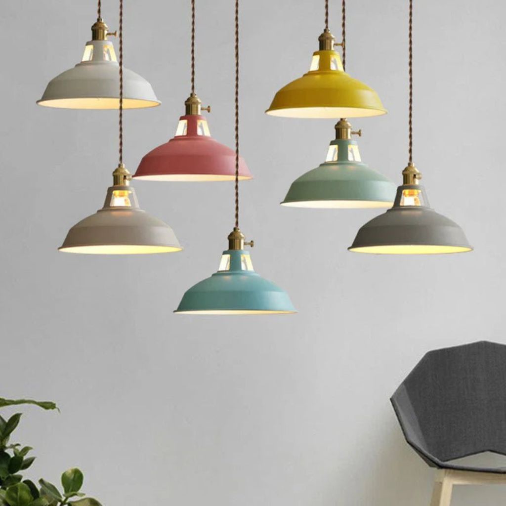 Classic Industrial Metal Pendant Light - Tegulane Global