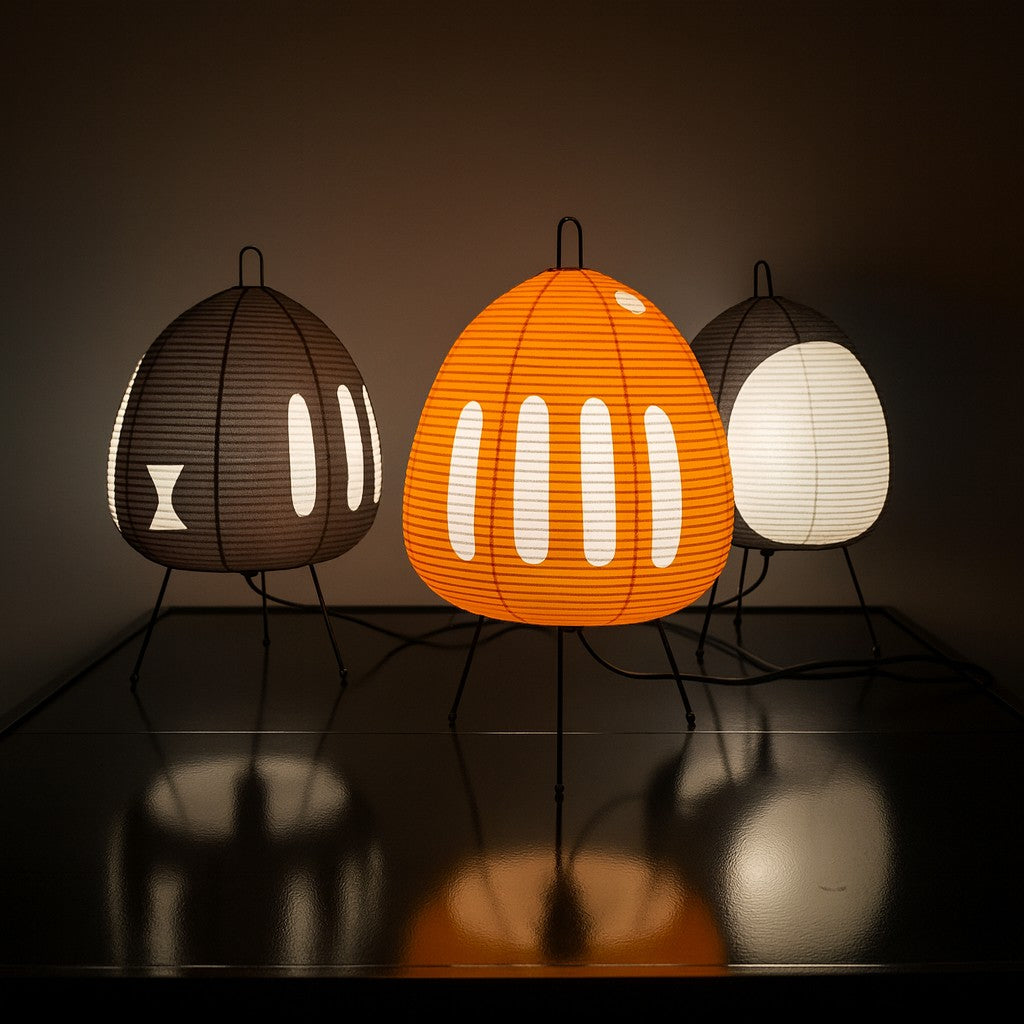 Colorful Paper Japanese Floor Lamp | LED Standing Light - Tegulane Global