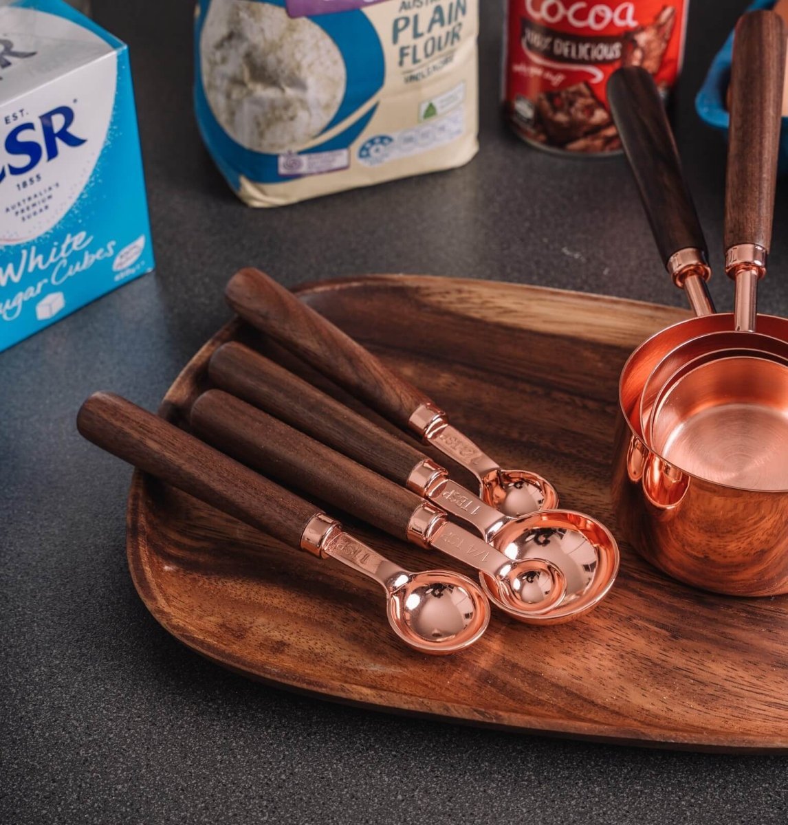 Copper Measuring Set – Luxury Copper-Plated Kitchen Essentials - Tegulane Global