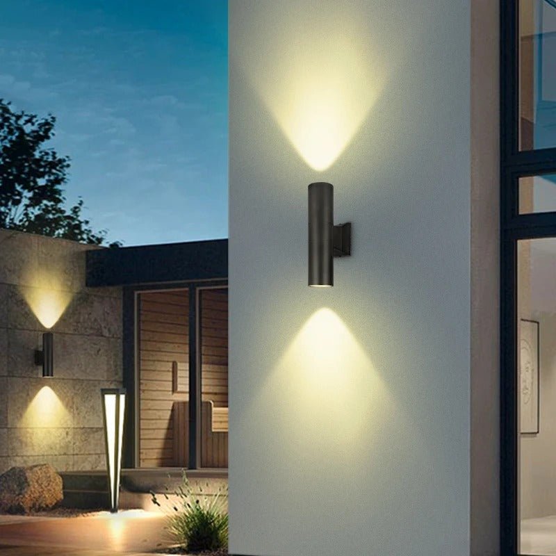 CylinderGlow LED Wall Lamp - Modern Cylinder Design & Dual Lighting - Tegulane Global