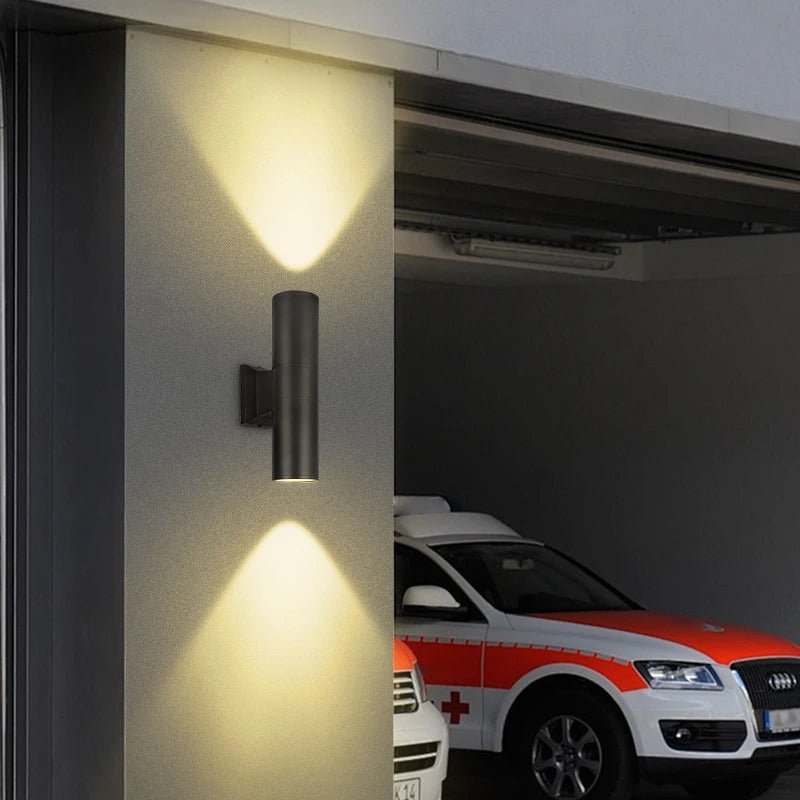 CylinderGlow LED Wall Lamp - Modern Cylinder Design & Dual Lighting - Tegulane Global