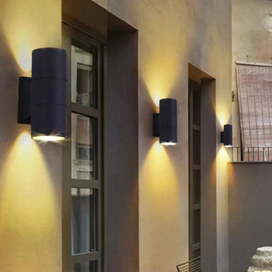 CylinderGlow LED Wall Lamp - Modern Cylinder Design & Dual Lighting - Tegulane Global