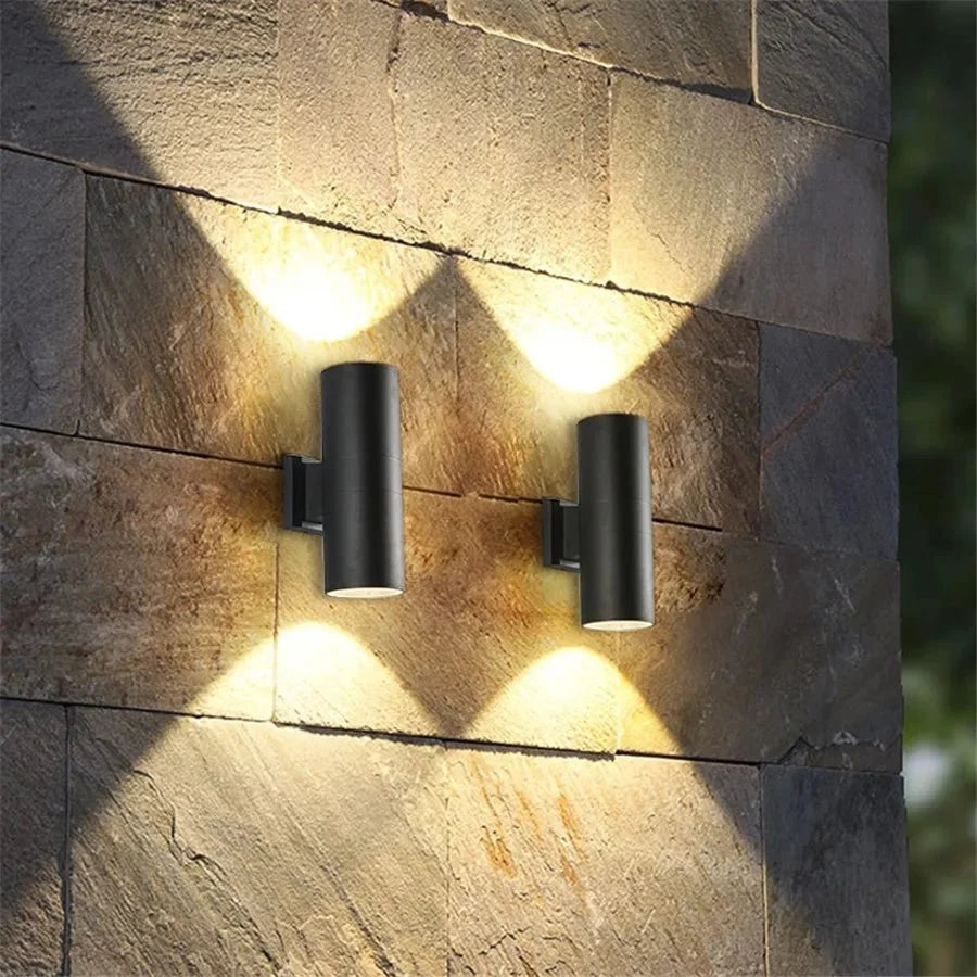 CylinderGlow LED Wall Lamp - Modern Cylinder Design & Dual Lighting - Tegulane Global