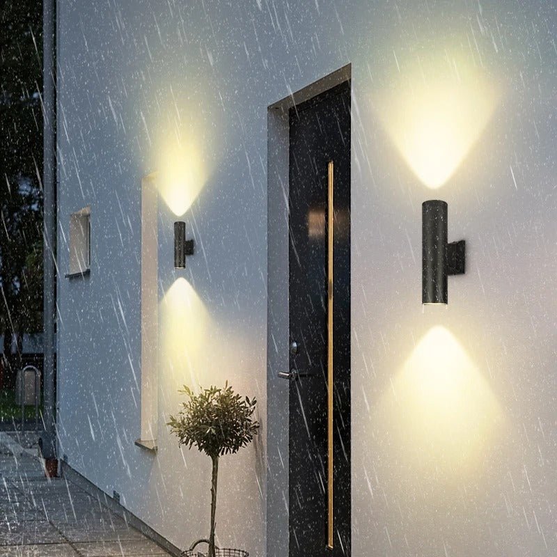 CylinderGlow LED Wall Lamp - Modern Cylinder Design & Dual Lighting - Tegulane Global