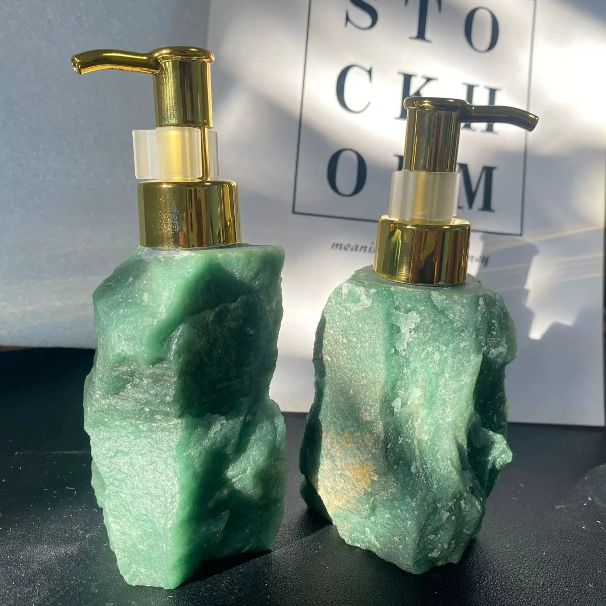 Deluxe Crystal Soap Dispenser – Elegant & Functional Bath Accessory - Tegulane Global