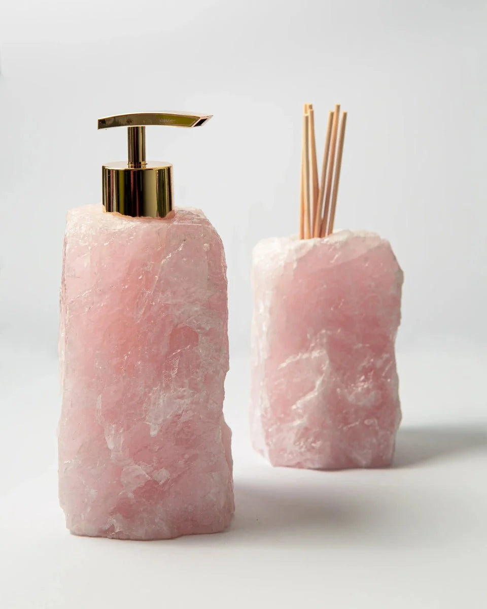 Deluxe Crystal Soap Dispenser – Elegant & Functional Bath Accessory - Tegulane Global