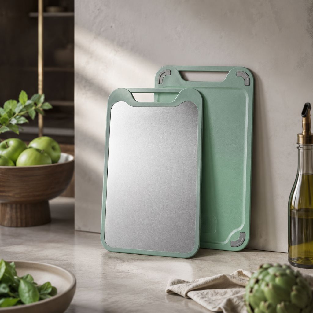 Double Sided Stainless Steel Cutting Board - Tegulane Global