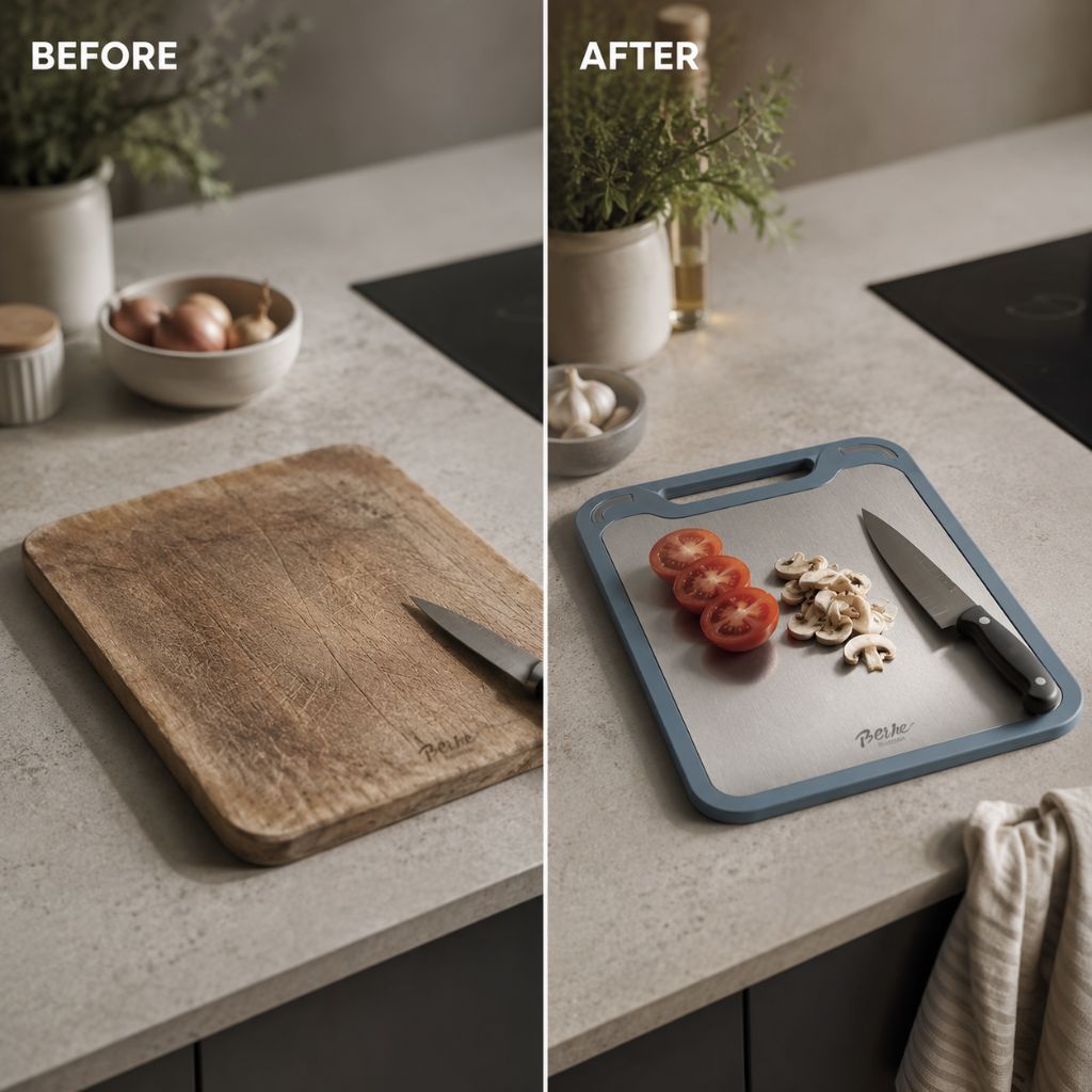 Double Sided Stainless Steel Cutting Board - Tegulane Global
