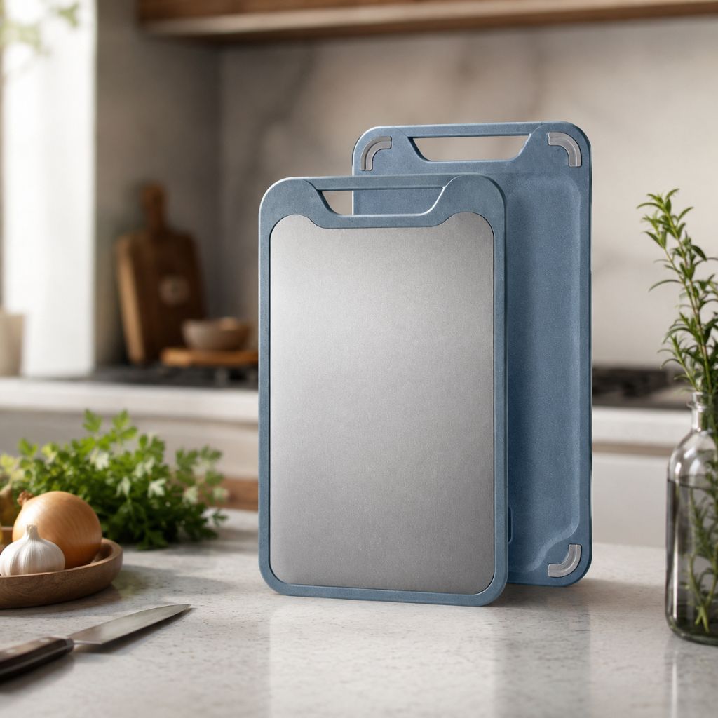 Double Sided Stainless Steel Cutting Board - Tegulane Global