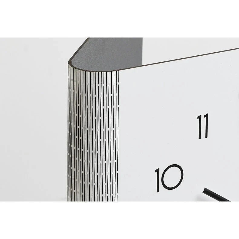 Double-Sided Wooden Corner Wall Clock – Minimalist Design - Tegulane Global