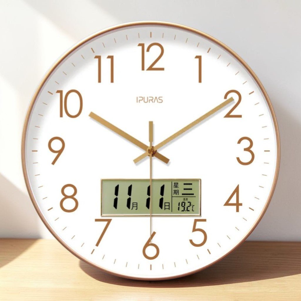 EcoDial Smart Wall Clock with Thermometer - Tegulane Global