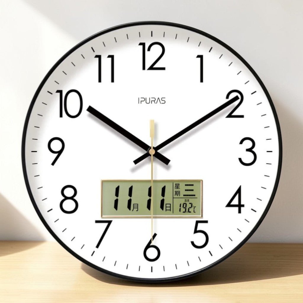 EcoDial Smart Wall Clock with Thermometer - Tegulane Global