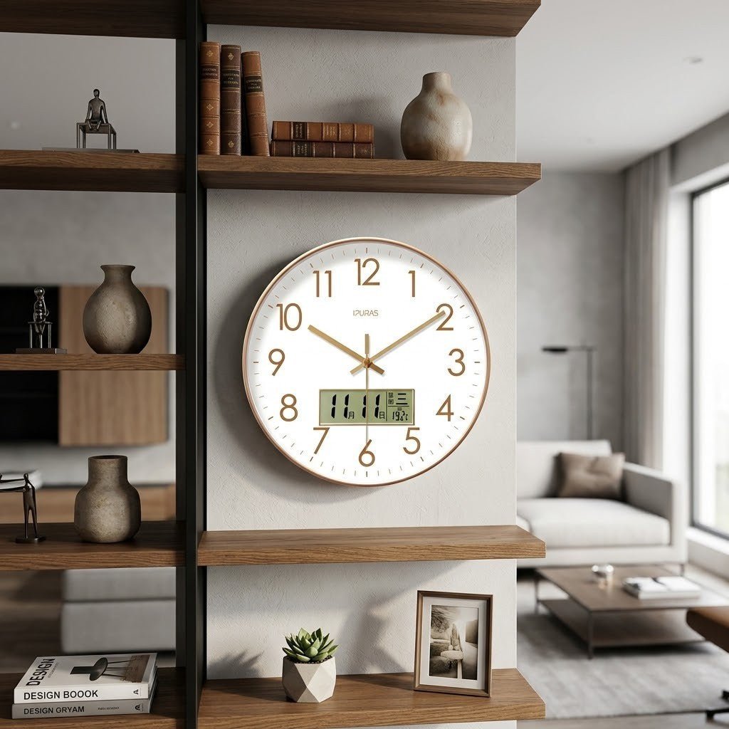 EcoDial Smart Wall Clock with Thermometer - Tegulane Global