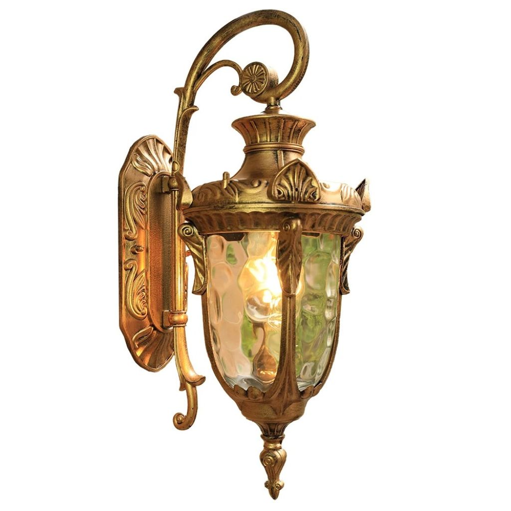 European Retro Outdoor Wall Lamp E27 Toughened Glass - Tegulane Global
