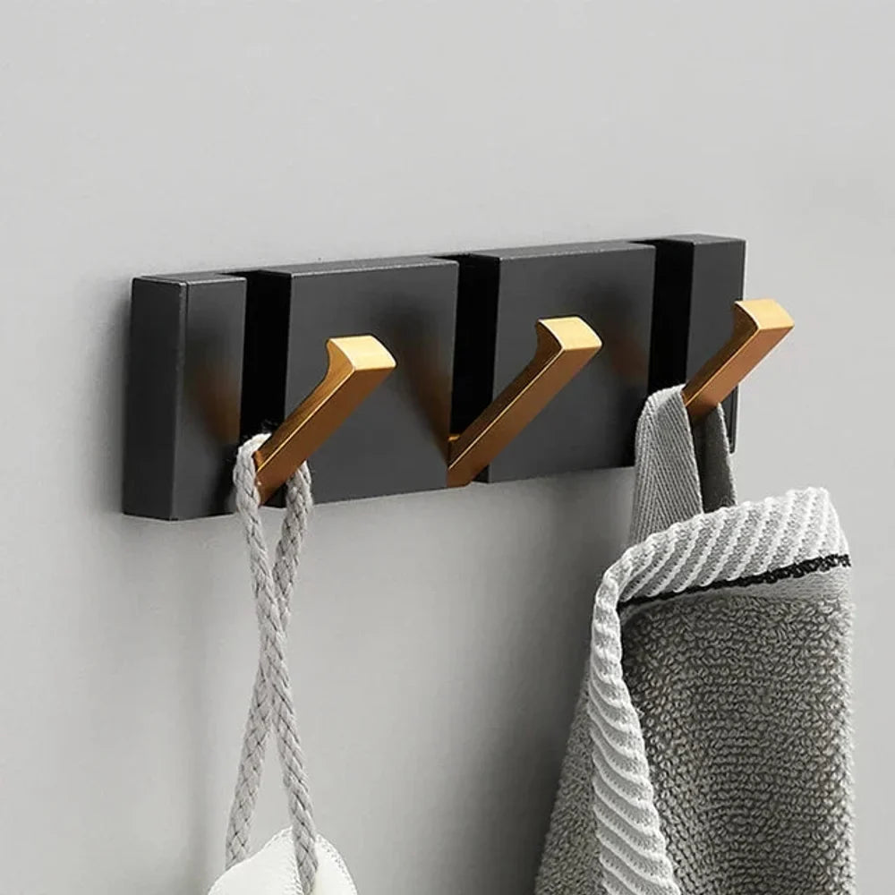 Foldable Wall Hook | Minimalist Stainless Steel – 2 to 6 Hooks - Tegulane Global