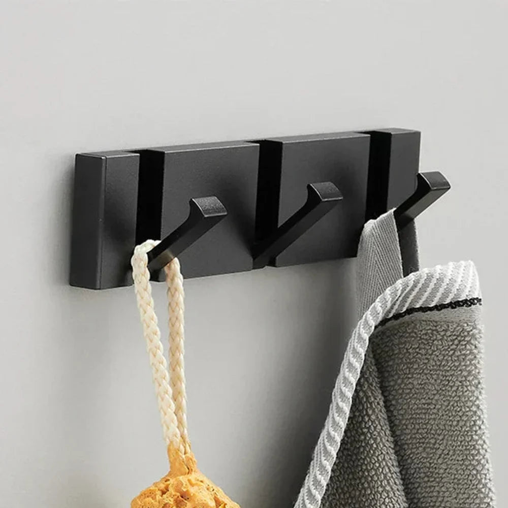 Foldable Wall Hook | Minimalist Stainless Steel – 2 to 6 Hooks - Tegulane Global