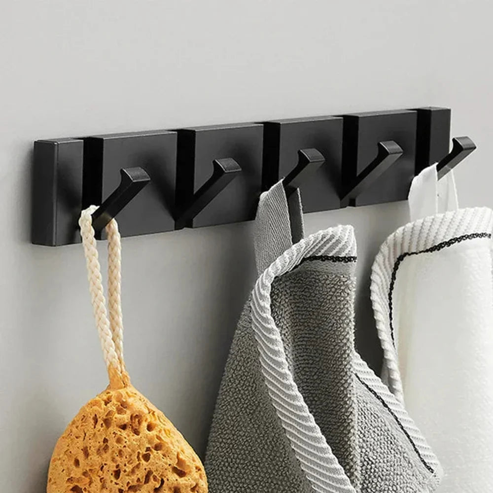Foldable Wall Hook | Minimalist Stainless Steel – 2 to 6 Hooks - Tegulane Global
