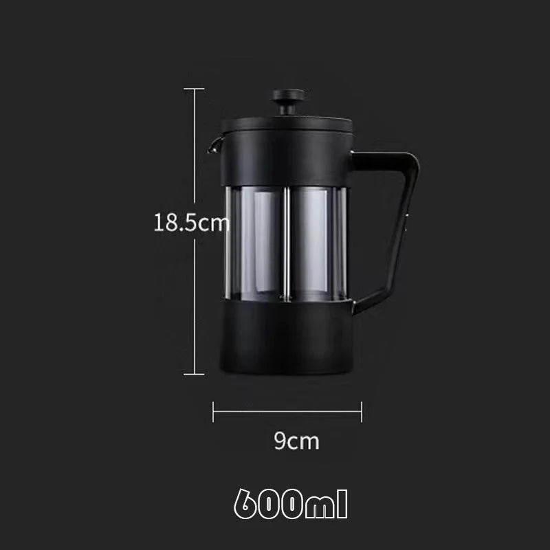 French Press Coffee Maker - Borosilicate Glass - Tegulane Global