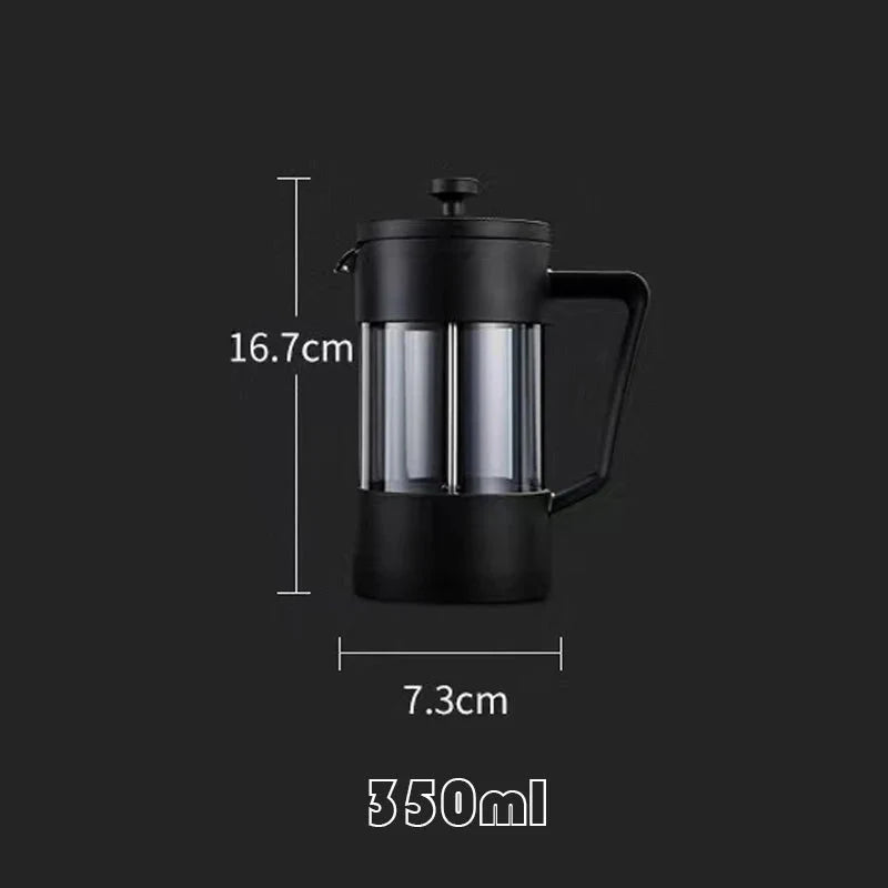 French Press Coffee Maker - Borosilicate Glass - Tegulane Global