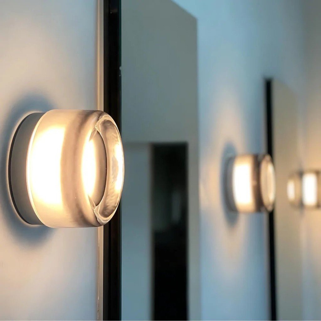 Frosted Glass Wall Sconce - Tegulane Global