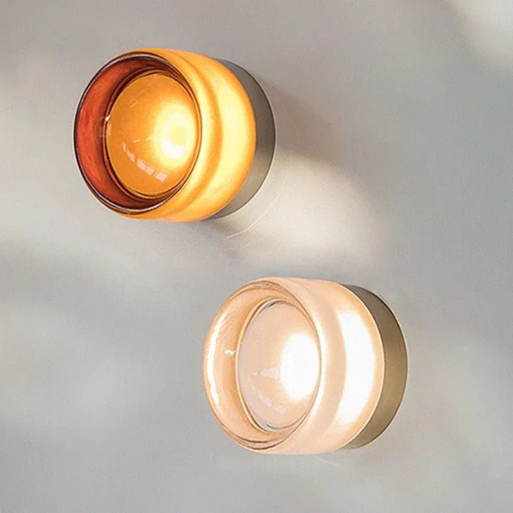 Frosted Glass Wall Sconce - Tegulane Global