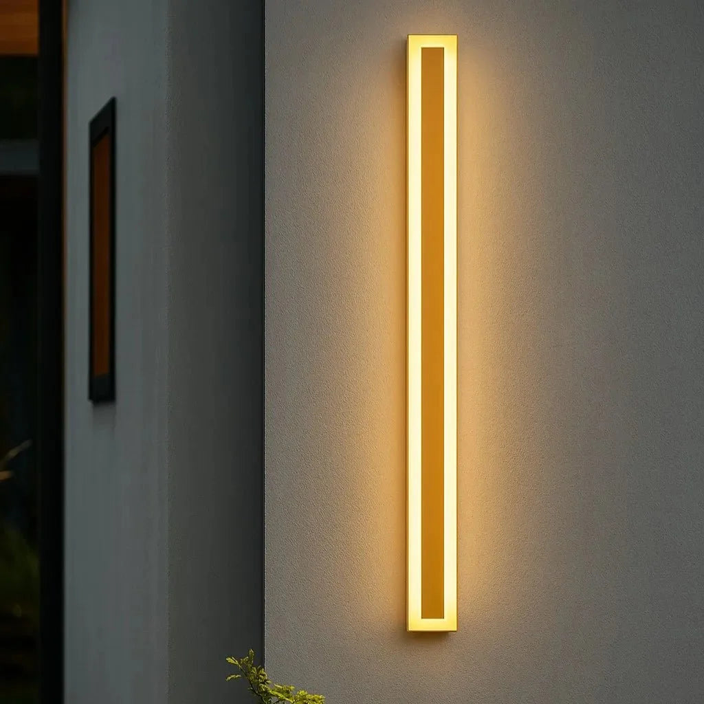 Golden Waterproof LED External Wall Lights - Tegulane Global