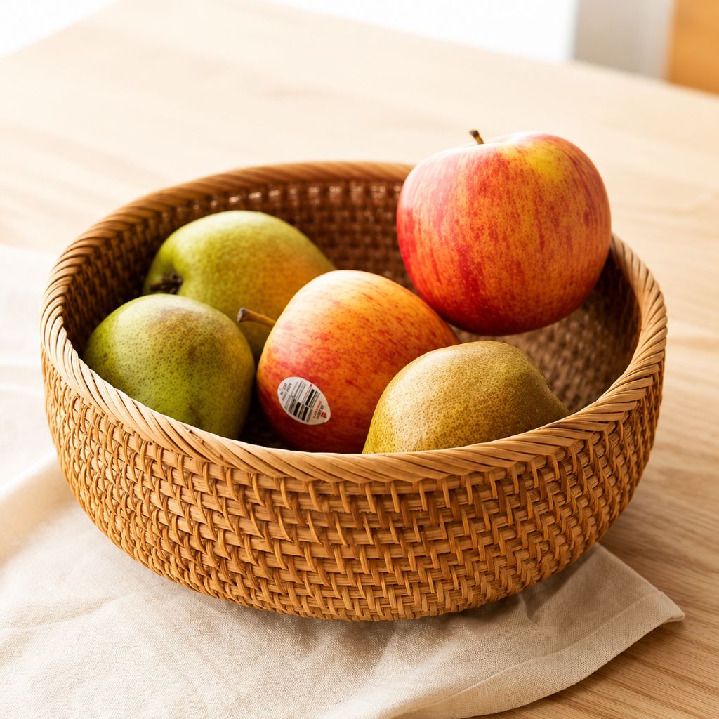 Handwoven Wicker Storage Basket for Home Use - Tegulane Global