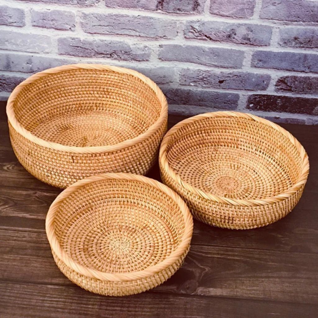 Handwoven Wicker Storage Basket for Home Use - Tegulane Global
