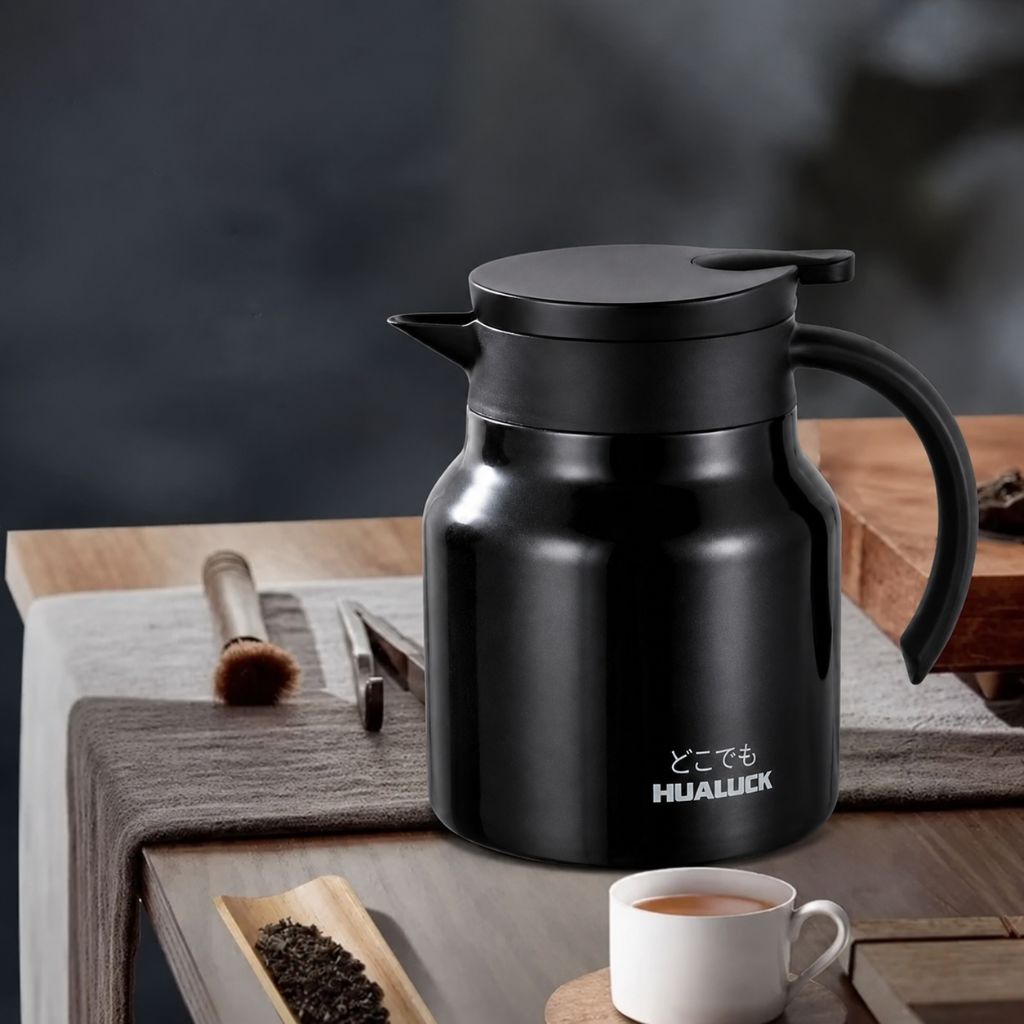 Insulated Teapot with Built-in Infuser and Ceramic Stainless Steel Liners - Tegulane Global
