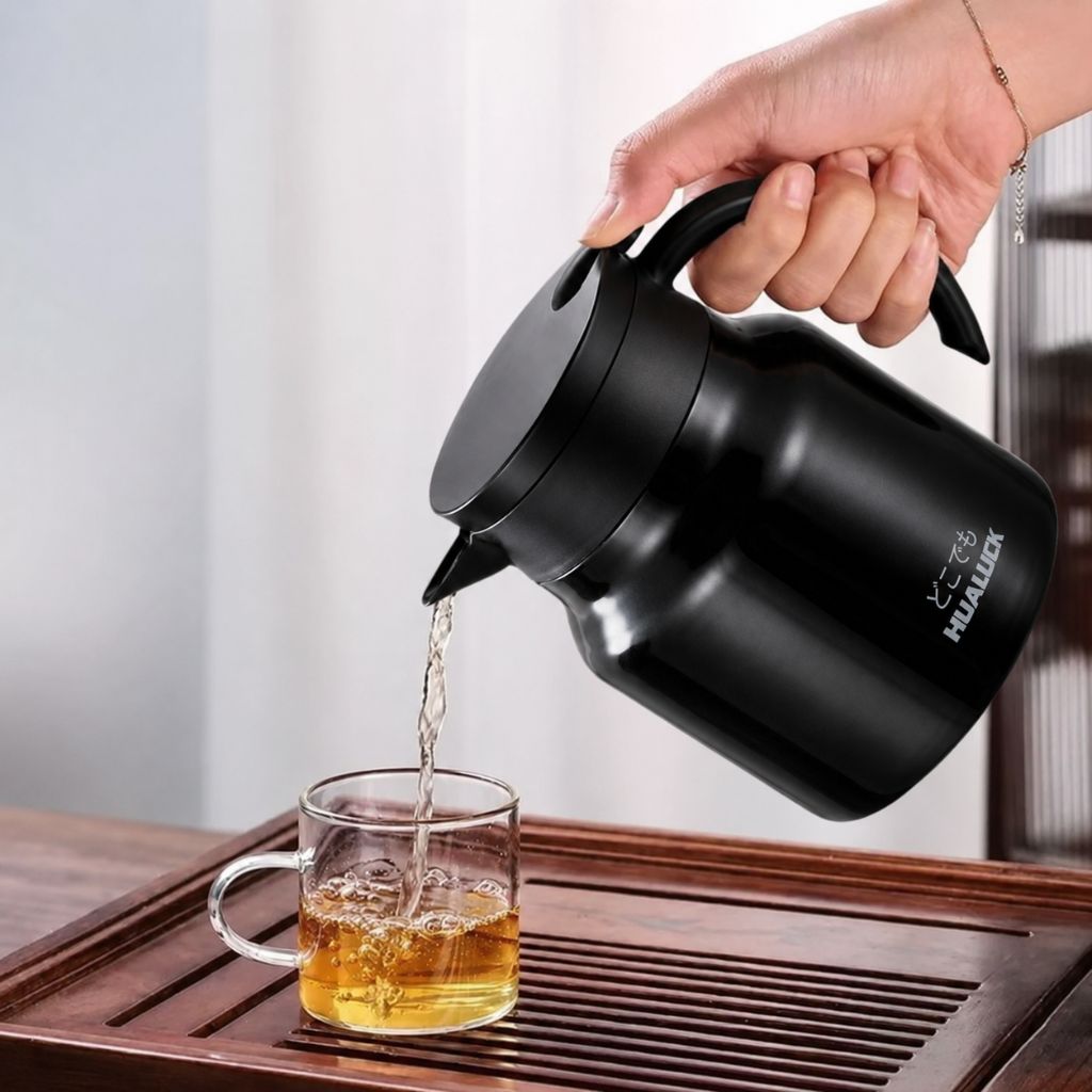 Insulated Teapot with Built-in Infuser and Ceramic Stainless Steel Liners - Tegulane Global
