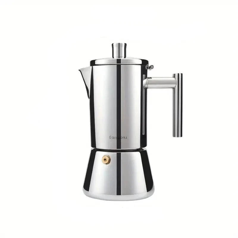 Italian Moka Pot - Stainless Steel Design - Tegulane Global
