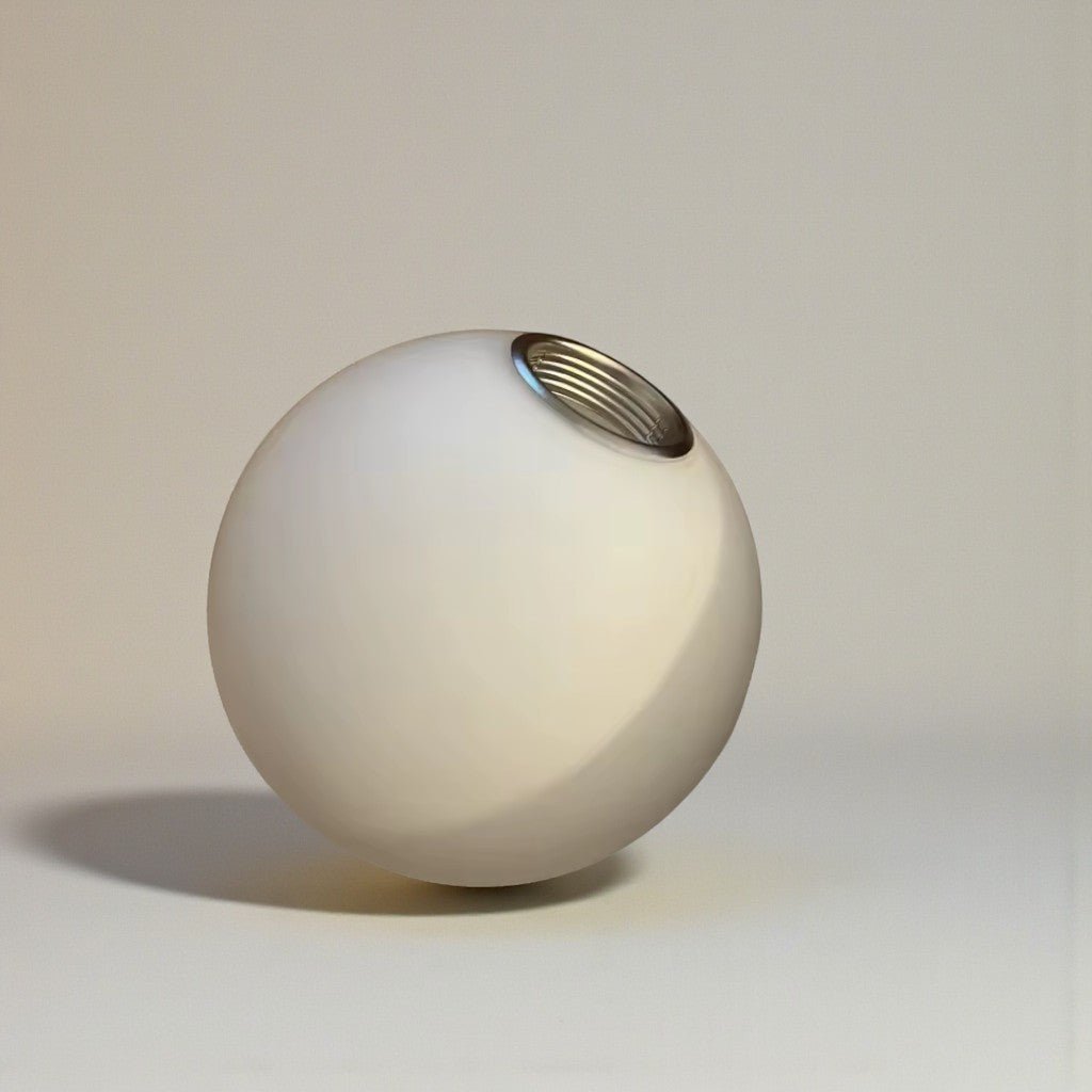 Japandi Minimalist Spherical Glass Wall Light Sconce - Tegulane Global
